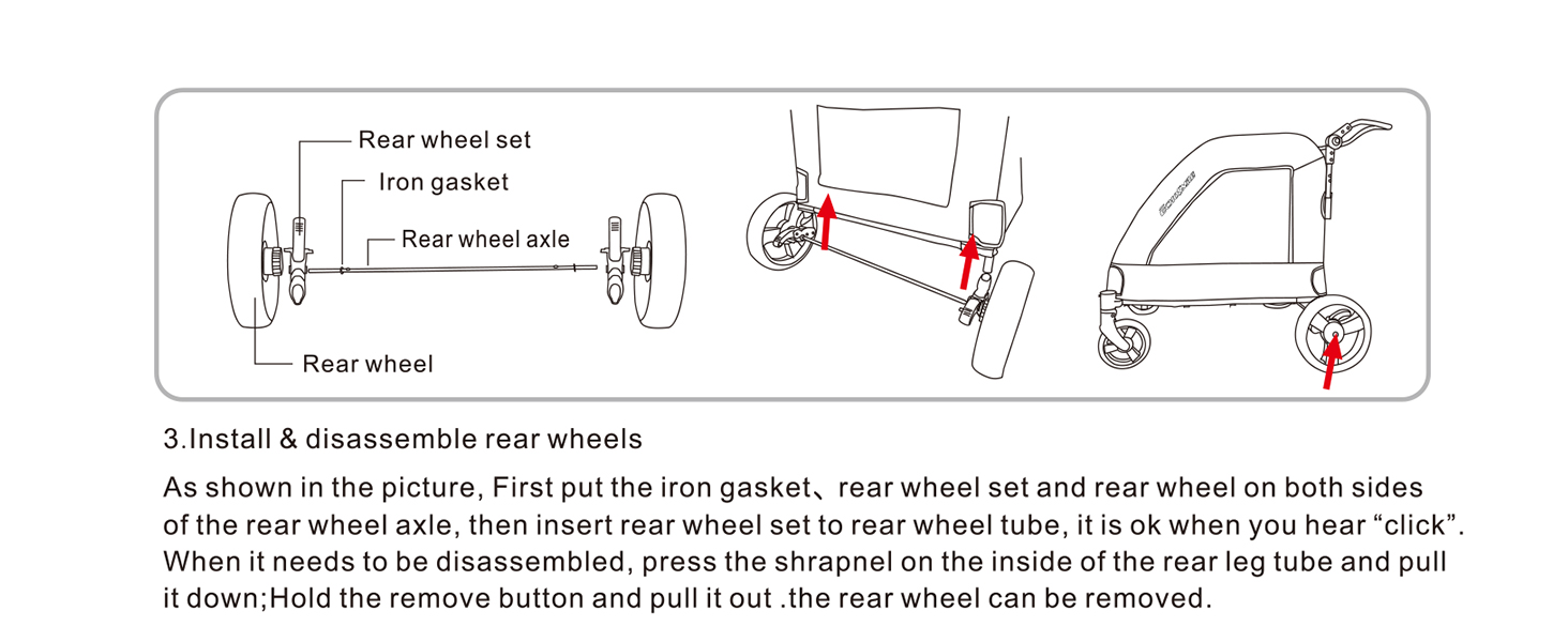 Візок для собак EchoSmile для середніх та великих собак до 70 кг, сірий, складний, з сітчастими віконцями та регульованою ручкою, 4 проходимі колеса