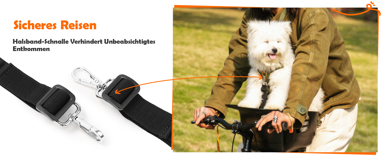 Корзина для собак на велосипед DAISTERN, до 12 кг, водонепроникна, міцна, для малих та середніх собак