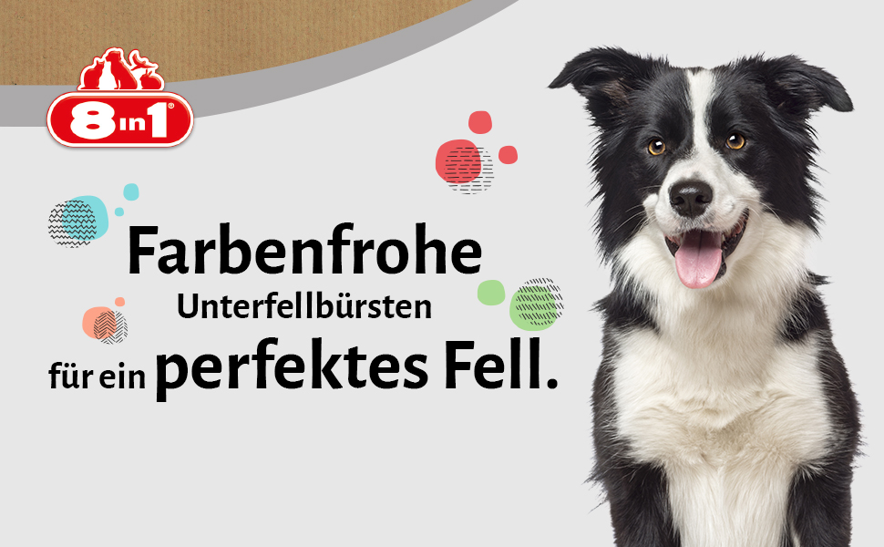 Щітка для собак DeShedder L 8-в-1: видалення підшерстка для великих собак (коротко- та довгошерстих)