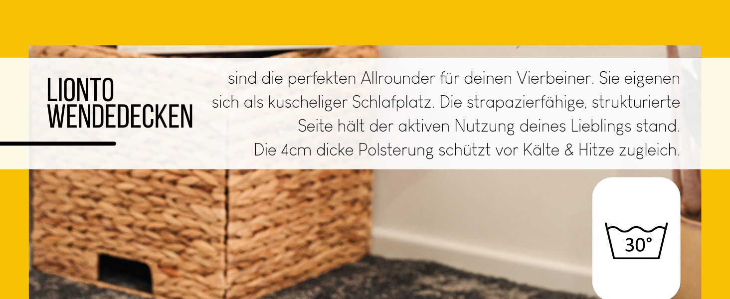 Килимок-підстилка для собак та котів Lionto, теплий, з підкладкою, 75x55 см, сірий. Миючий, з м'якою та зносостійкою стороною, для захисту від холоду.