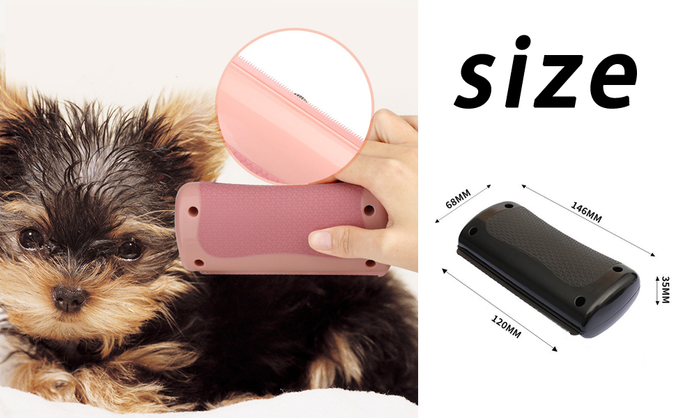Груміфі Пет Кер Щітка для догляду за шерстю собак, Mr Waggy Tails Щітка для видалення шерсті (2 шт.)