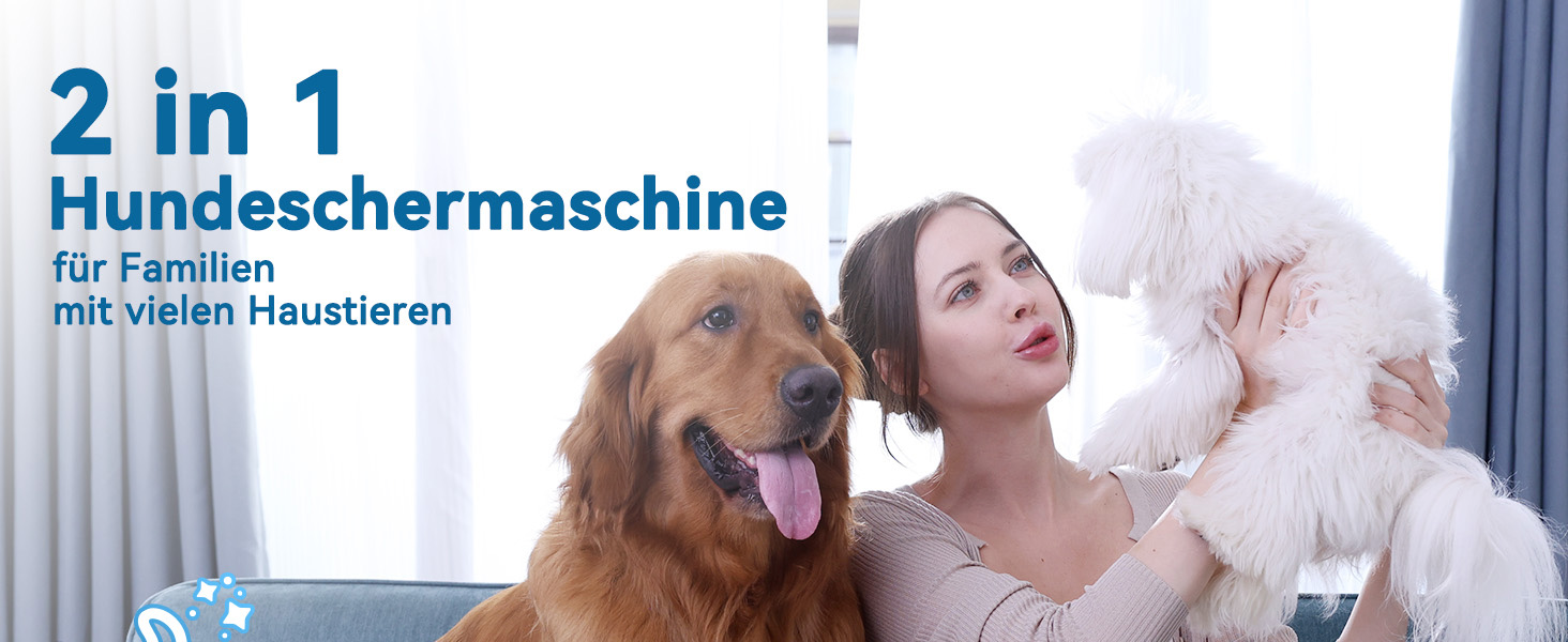 oneisall Тиха професійна машинка для стрижки собак і котів, електрична, потужний мотор 7000 об/хв, підходить для густої і сплутаної шерсті