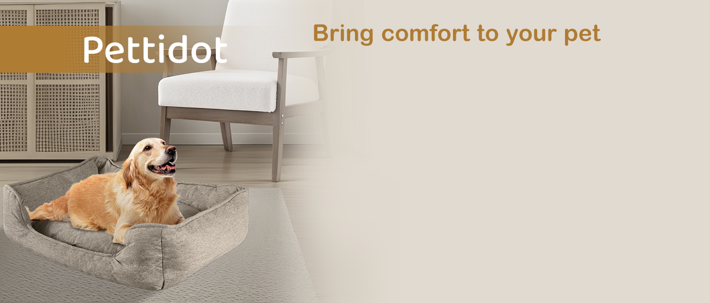 Килимок для собак Pettidot 70x55 см, зелений, знімний чохол, лежанка для собак середніх та маленьких порід