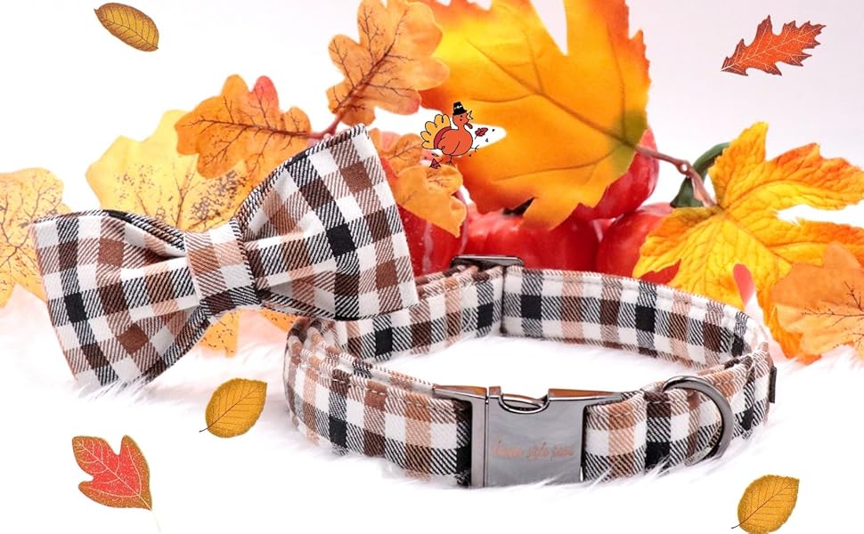 Елегантний поводок для собак Unique Tyle з клямкою та бантиком, для маленьких, середніх та великих собак та котів, XX-XL (S, коричневий)