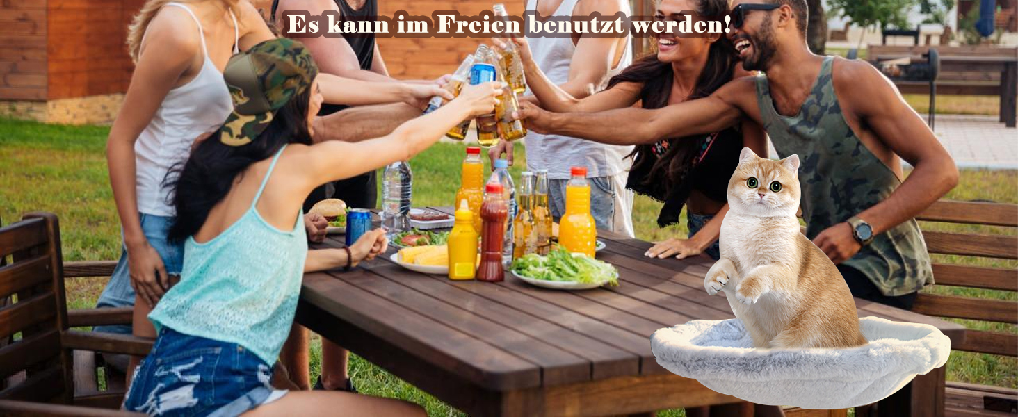 Кішка гамак-ліжко, кошик для сну, м'яке ліжко для котів та цуценят ZTIKSNYU, 45x45 см, з ковдрою та іграшками, до 22 кг