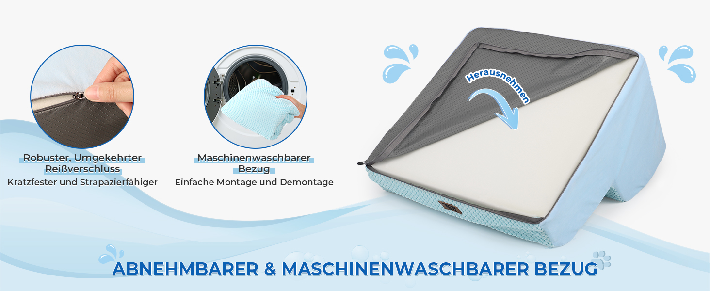 Сходинки для собак та котів, 3 ступені, 40 см, сірі (блакитні), миються, протиковзкі