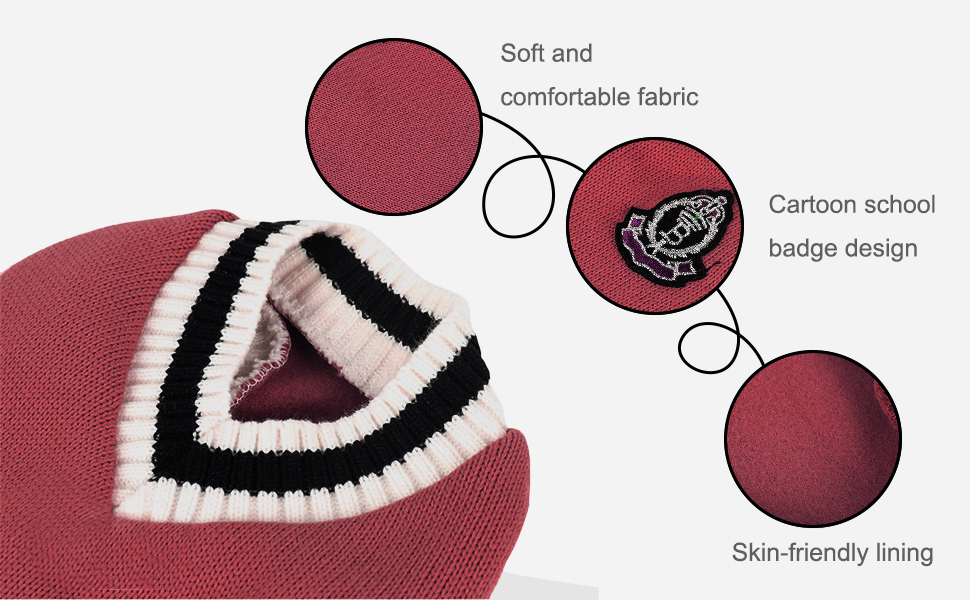 Теплий зимовий пуловер для собак та котів PETCUTE, зручний одяг для маленьких, середніх та великих собак, теплий зимовий одяг для тварин, подарунок для собаки або кота, червоний, розмір S