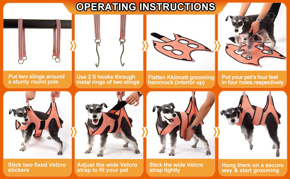 Гамак для грумінгу котів та собак Kkiimatt: догляд, стрижка кігтів, зручність та безпека