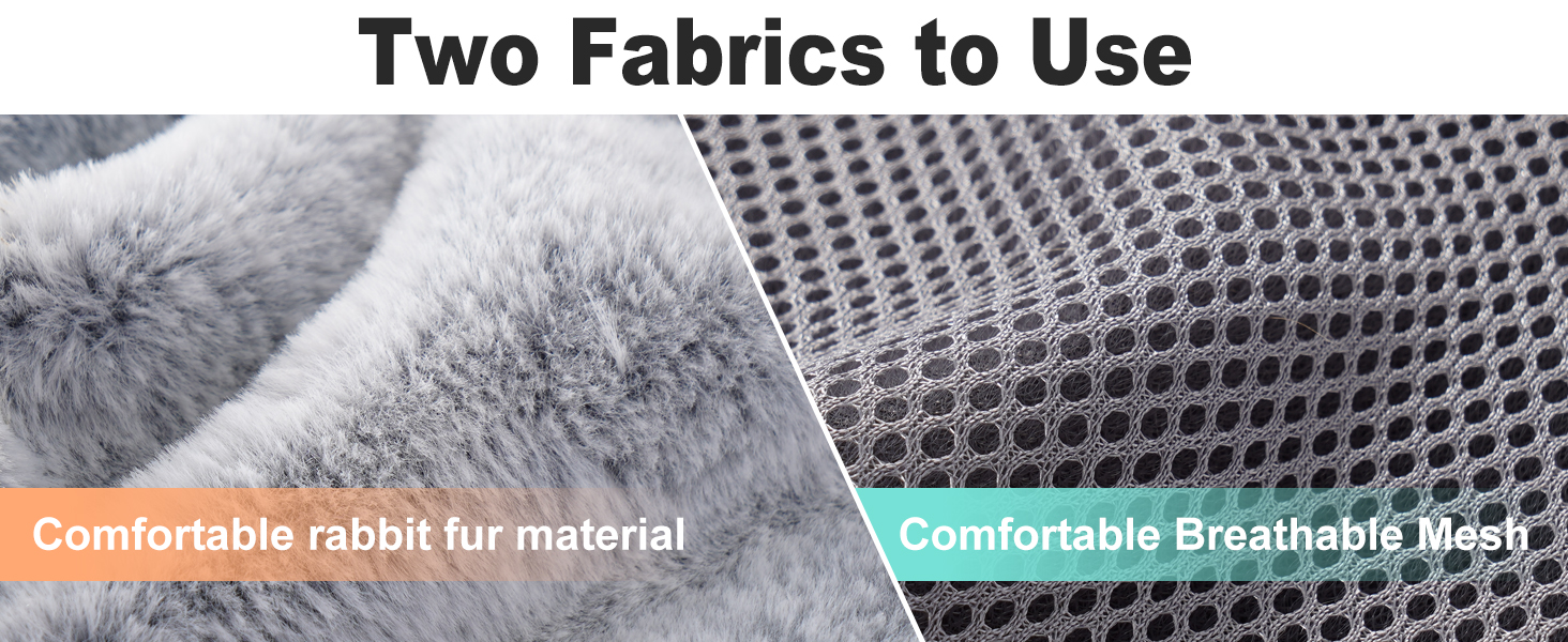 Крісло-гамак для котів Uross - 360° обертання та регулювання висоти, м'яке ліжко для котів з 2 знімними чохлами, для дому та офісу, цілорічне використання (Сірий)