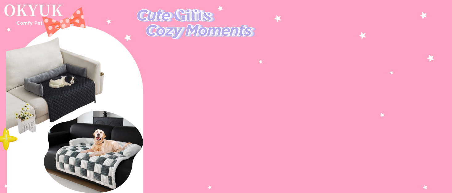OKYUK Лежанка для собак, зручний корзинка-лежанка, диванчик для собак, чохол для дивана, ручне прання, неслизька, підходить для собак з довгою шерстю (темно-сірий, 90 x 90 x 13 см)