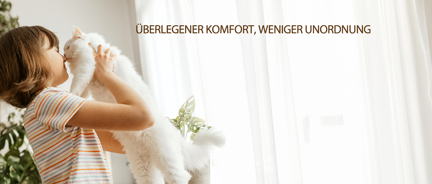 Автоматичний лоток для котів LELO PAWS, 65л, самоочищення, з контролем запаху, керування через APP, електричний, XXL, для кількох котів, білий