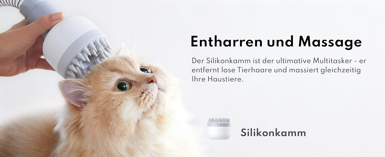 Машинка для стрижки собак Homerunpet з пилососом, тиха та потужна, професійний набір для грумінгу, видалення шерсті для собак та котів, 1.85L, білий