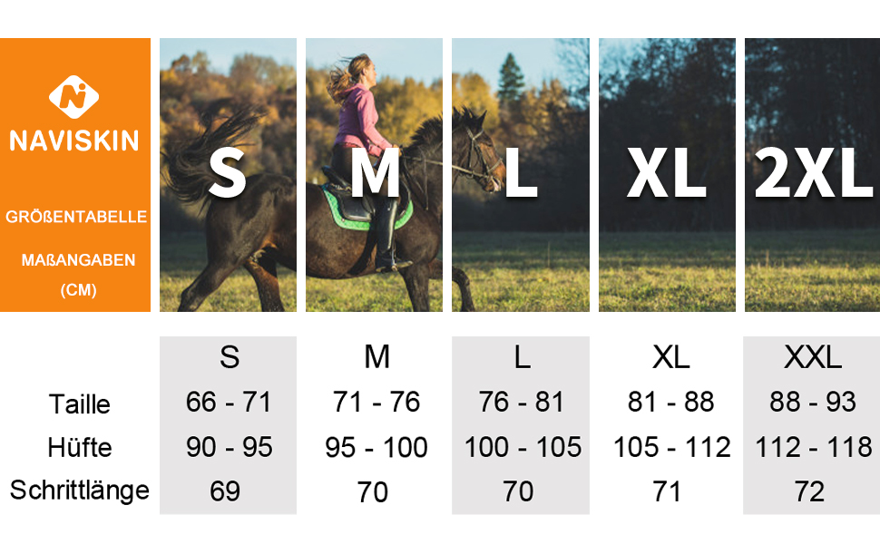 Легінси для верхової їзди NAVISKIN з силіконовим повним покриттям, чорні, з кишенею для телефону, Slim Fit