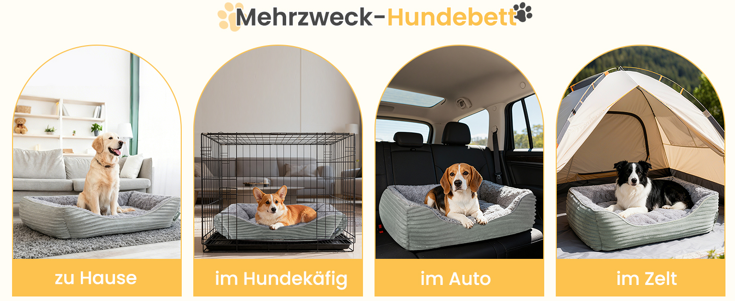 Ківш для собак великих порід, котячий лежак, миється, пухнастий, м'який та теплий, сірий, 90*68*19 см XL