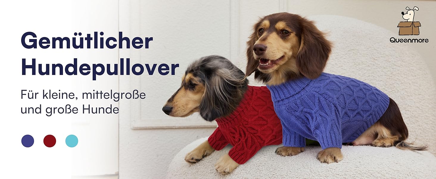 Светр для собак Queenmore, теплий та еластичний, для такс, мопсів, грейхаундів, сірий, розмір M