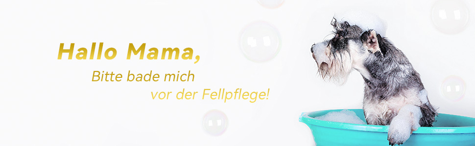 Триммер для собак і котів Unibono Leise - акумуляторний, 4 насадки для грумінгу, 7000 об/хв