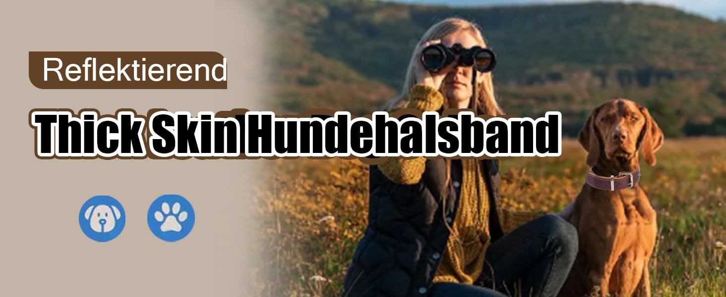 Нашийник для собак з натуральної шкіри, великих та екстра-великих порід (колір коричневий, розмір M)