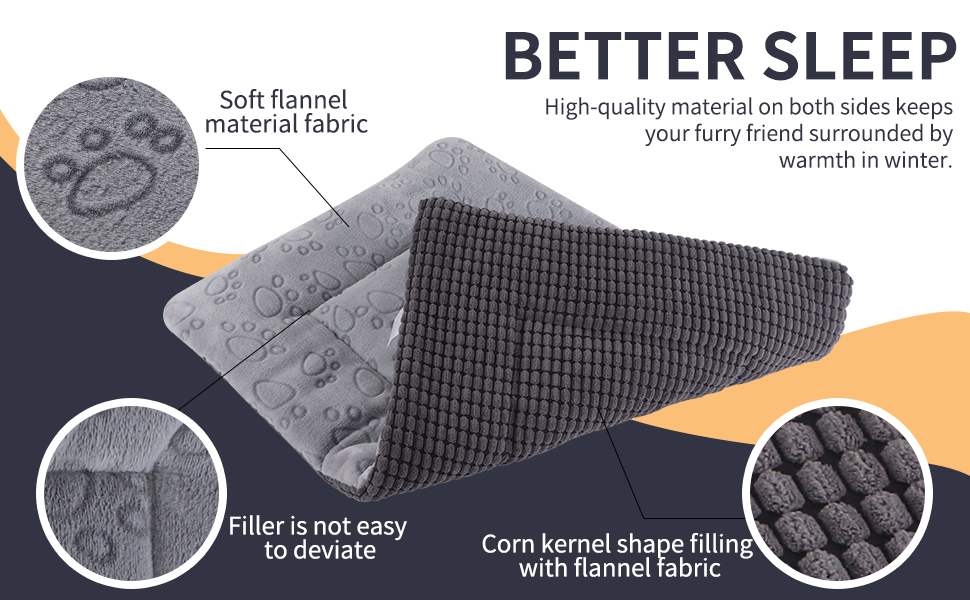 Лежанка для собак IEUUMLER, м'яка та тепла, 91x58 см, сірий колір. Підходить для собак та котів.