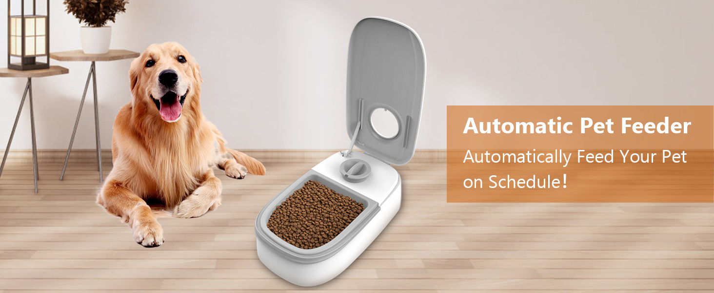 Автоматичний диспенсер для котячого корму з охолоджуваним відсіком, годівниця для малих собак, сухий та вологий корм, автоматична таймерна годівниця GRAY