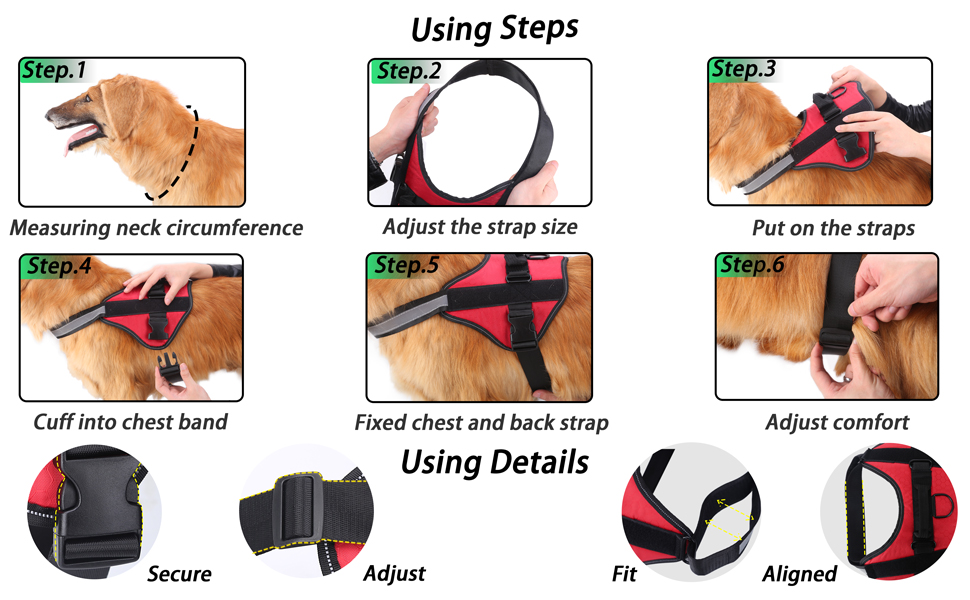 Шлейка для собак проти тяги, дихаюча, регульована, для прогулянок та тренувань, нагрудник, для вулиці, легкий контроль, середні, малі, великі породи, (XL, Рожевий)
