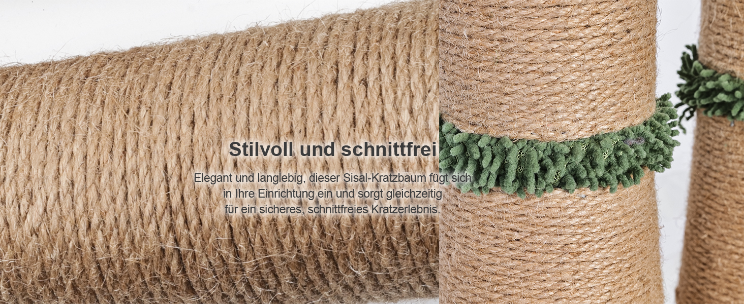 Котяча кігтеточка Furlogy, 92 см, з мотузкою та іграшками, для дому