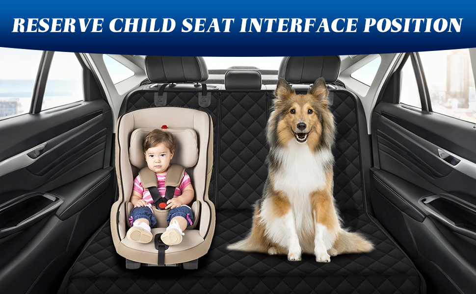 Чохол на заднє сидіння авто для собак, захист від бруду та вологи, універсальний, для дітей та тварин