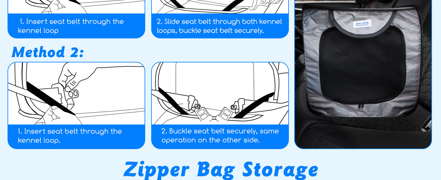 Переносний вольєр для собак та котів у машину, розкладний вольєр для тварин, 93x54x54 см