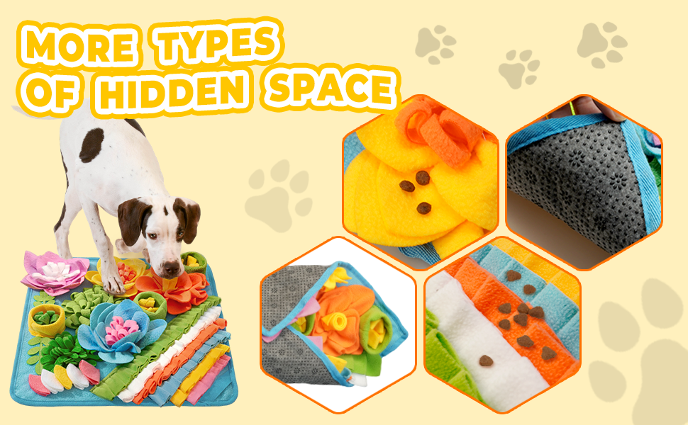 Килимок для собак Tierglück Schnüffelteppich: тренувальний килимок для повільного годування, іграшка-розвиток для собак та котів, для цуценят та середніх порід