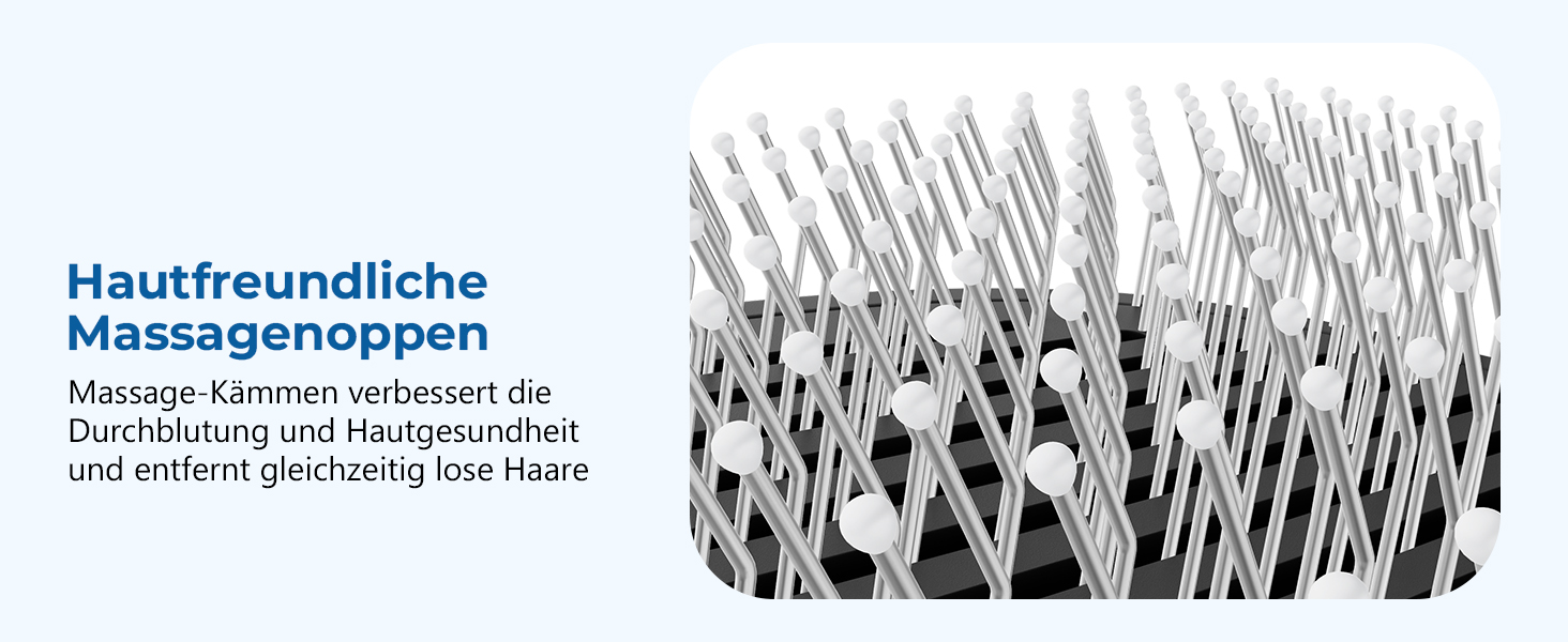 Побутова щітка для котів Pecute з парою та спреєм, багатофункціональна, для масажу та догляду за довгошерстими тваринами (блакитна)