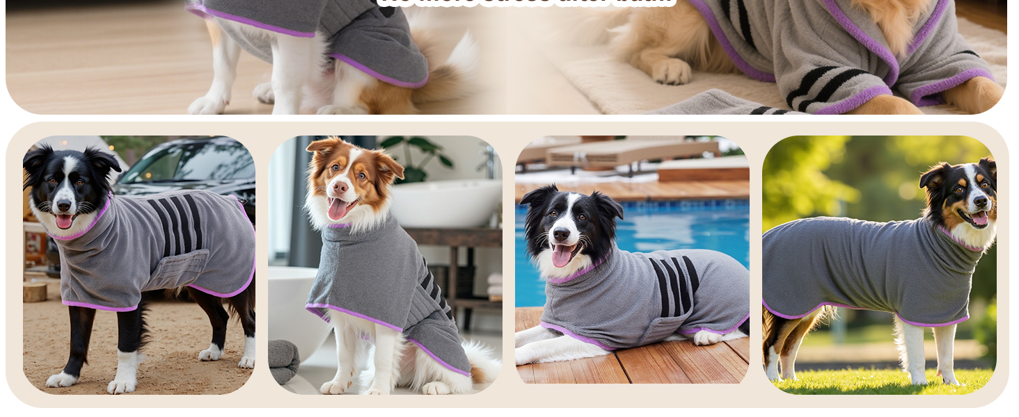 Рушник для собак PETCUTE з мікрофібри, швидковисихаючий, з застібкою-липучкою, для середніх та великих собак, червоний, 2XL