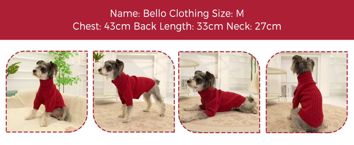 Теплий зимовий пуловер для собак середніх порід, з коміром-горловиною, хакі, розмір M (обхват грудей 44 см)