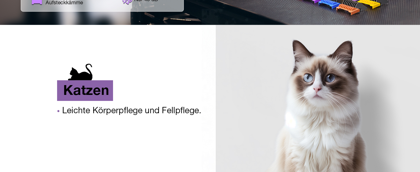 Професійна машинка для стрижки собак FuzzyFix з запасним лезом, 5-в-1, знімає шерсть з собак, котів та коней, лілова