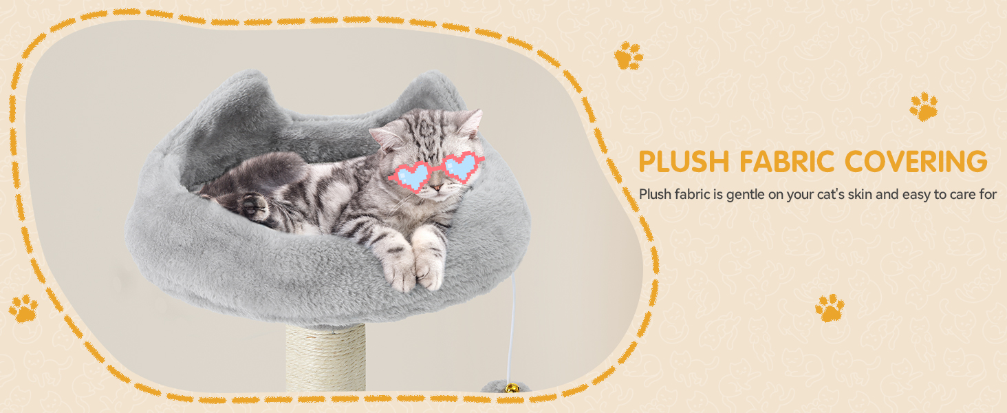 Кігтеточка YITAHOME XL, 137 см, з 2 сизалевими стовпцями, 1 платформою, 2 печерами, гамаком, іграшками-м'ячиками та кігтедробилкою. Ідеальний кімнатний комплекс для котів, сірий колір.