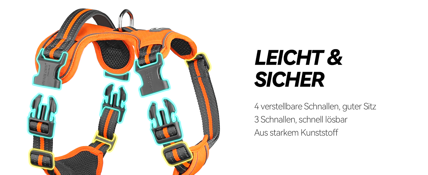 Шлейка для собак VIVAGLORY Easewalk, анти-тяга, для дресирування та прогулянок, з ручкою, не вислизає, для цуценят та собак, S, Sakura-Rosa, обхват грудей 36-61 см