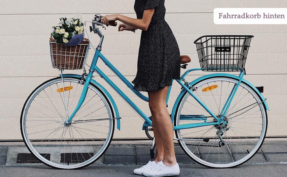 Задній велосипедний кошик з металу, великий, з водонепроникним покриттям та сіткою для багажу. Підходить для собак, покупок, пікніків, шкільних речей. M2