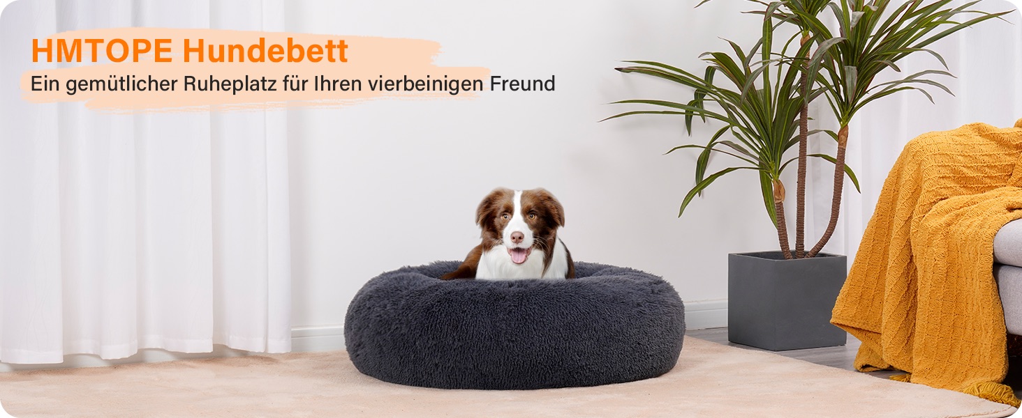 Ортопедичне ліжко для собак, кругле, м'яке, для котів та собак, ліжко-софа, кошик, 80 см, темно-сірий, 80x80x20 см