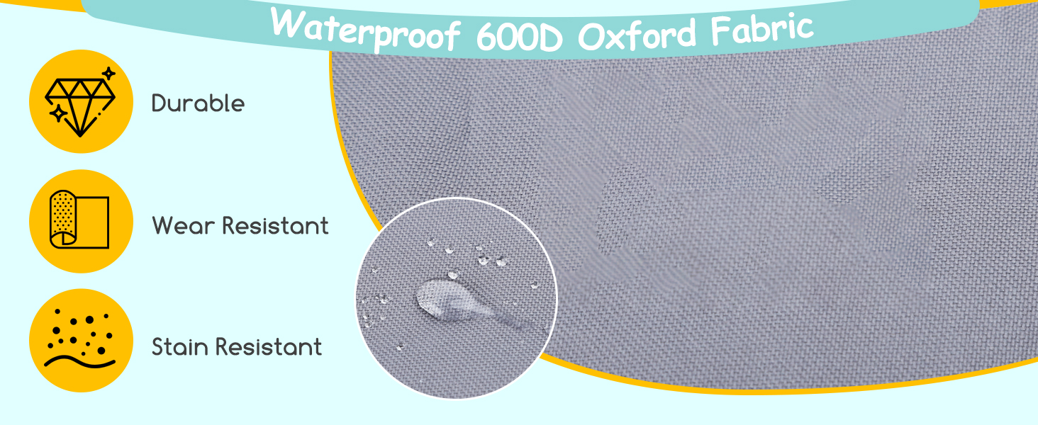 Чохли на сидіння для собак Nobleza: водонепроникні, зносостійкі, універсальні, 140x110 см (Сірий)