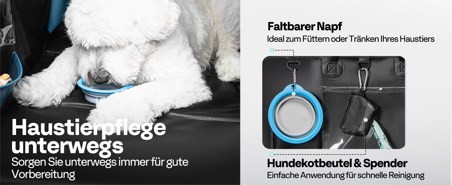 Захист для автосидіння собаки MellowMates: водонепроникний, антикіготок, з боковими захистами та оглядовим вікном. Підходить для SUV та мінівенів.