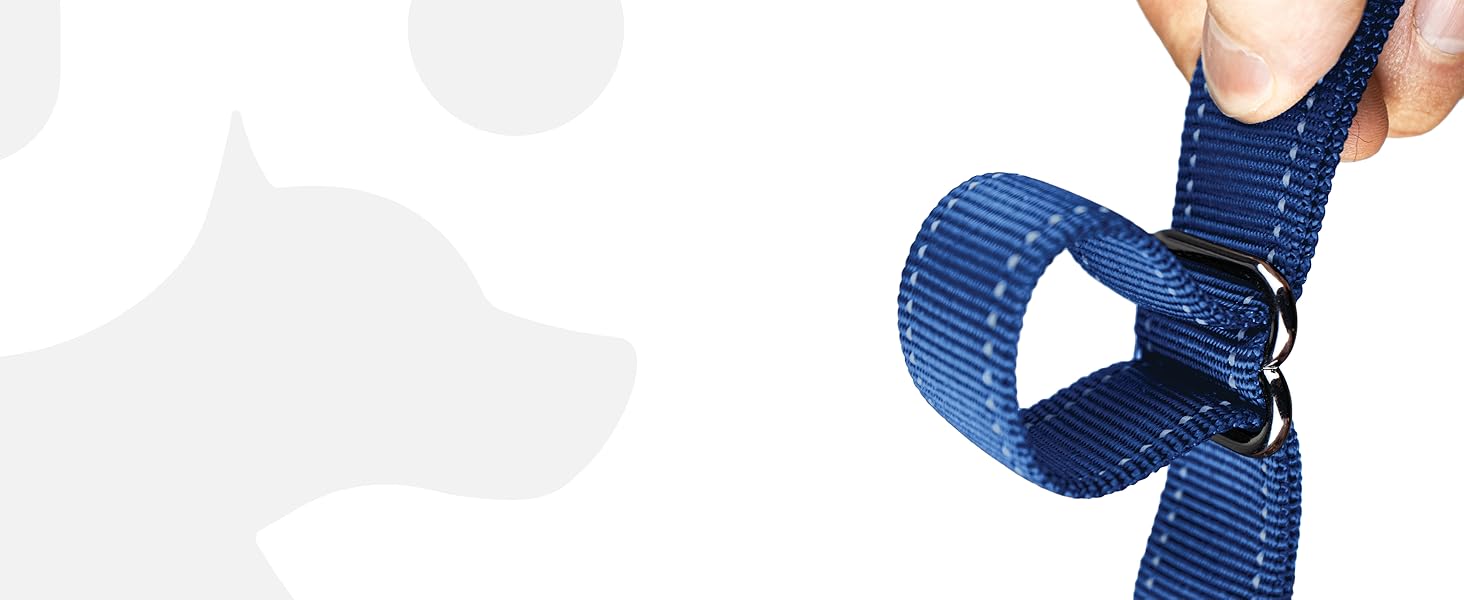 Автогурт для собак Wuglo 30-95см: безпечний пасок для собак у автомобілі, універсальний, темно-синій