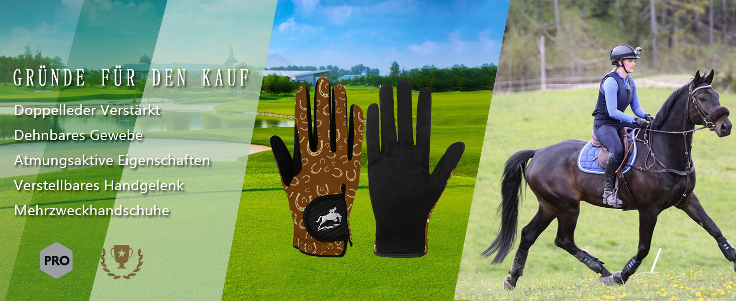 Рукавички для верхової їзди FINGER TEN з сенсорним екраном для жінок, дорослих, з хорошим зчепленням, для верхової їзди, велосипеда, спорту. Розмір M, темно-синій