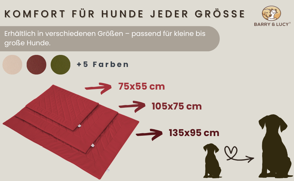 Килимок для собак BARRY & LUCY: лежанка, килимок в авто, килимок для годування. Легкий догляд, водонепроникний, штучна шкіра (55x75/75x55, чорний)