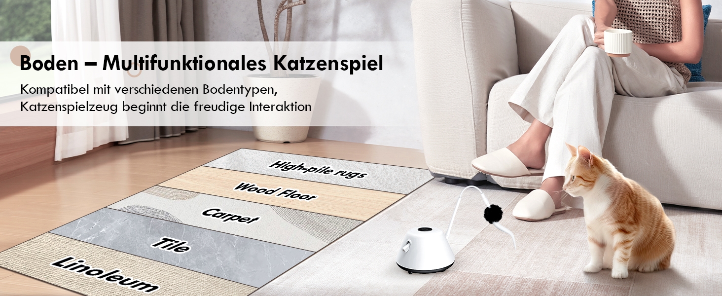 Інтерактивна іграшка для котів TGFIX 3 в 1 – електрична, з колесами та лазером, інтелектуальна іграшка, уникає перешкод, чорна