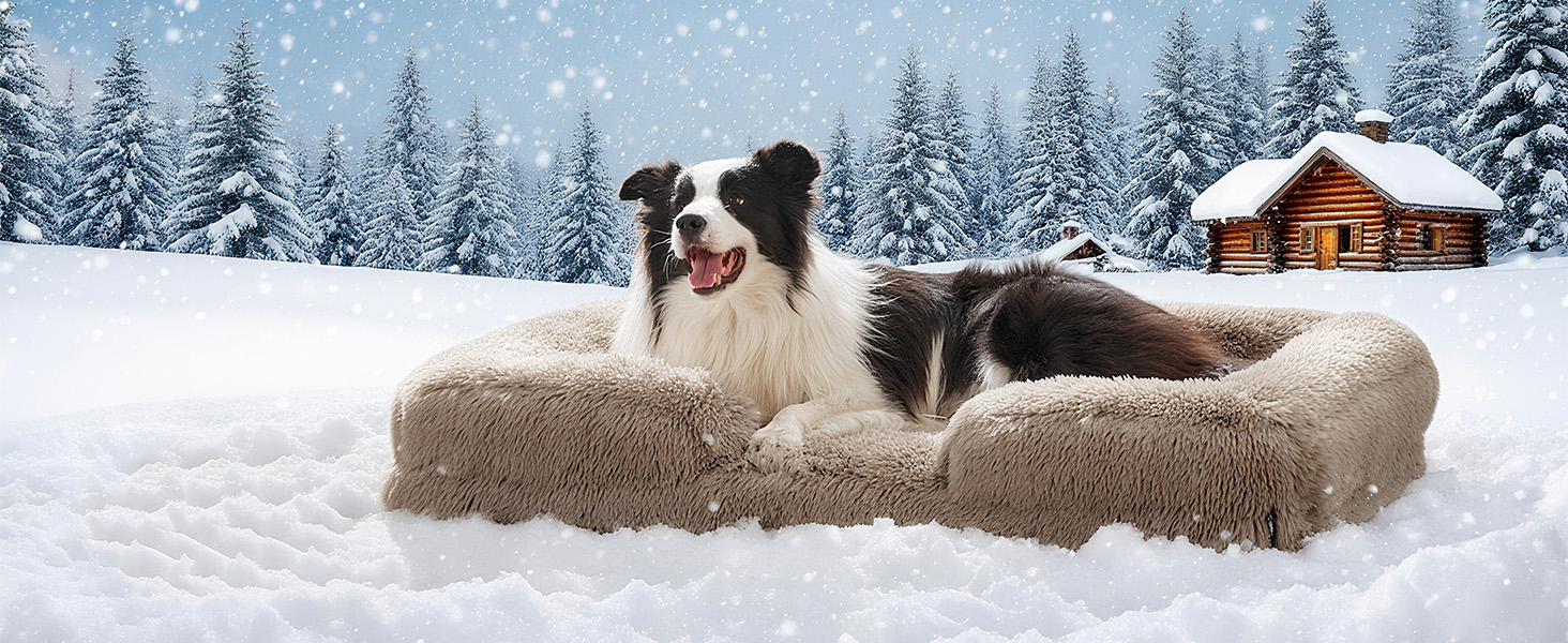 Ортопедичне ліжко для собак великих порід: тепле, неслизьке, стійке до укусів. Яйцеподібне поролонове ліжко-подушка для собак, знімний помпон, килимок для собак. Чудовий подарунок для любителів собак на зиму. Колір: сірий, розмір: L