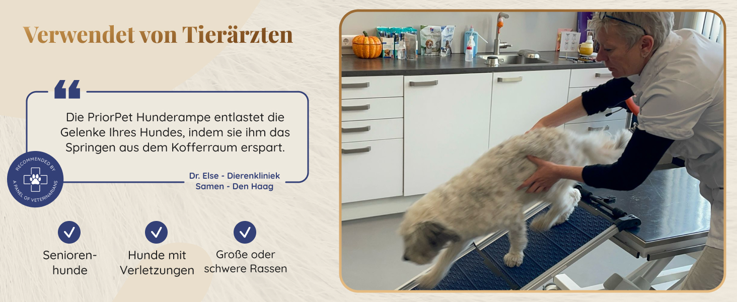Рампа для собак у машину, складана – 174 см, 38 см – протиковзка гумова поверхня, для великих собак – стійка сходинка для авто та SUV – вантажопідйомність 136 кг – чорна (світло-сіра)