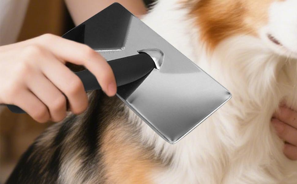 Щітка для собак для догляду за шерстю, видалення підшерстя, видалення волосся, інструменти для чищення, аксесуари для тварин для довгошерстих та короткошерстих собак