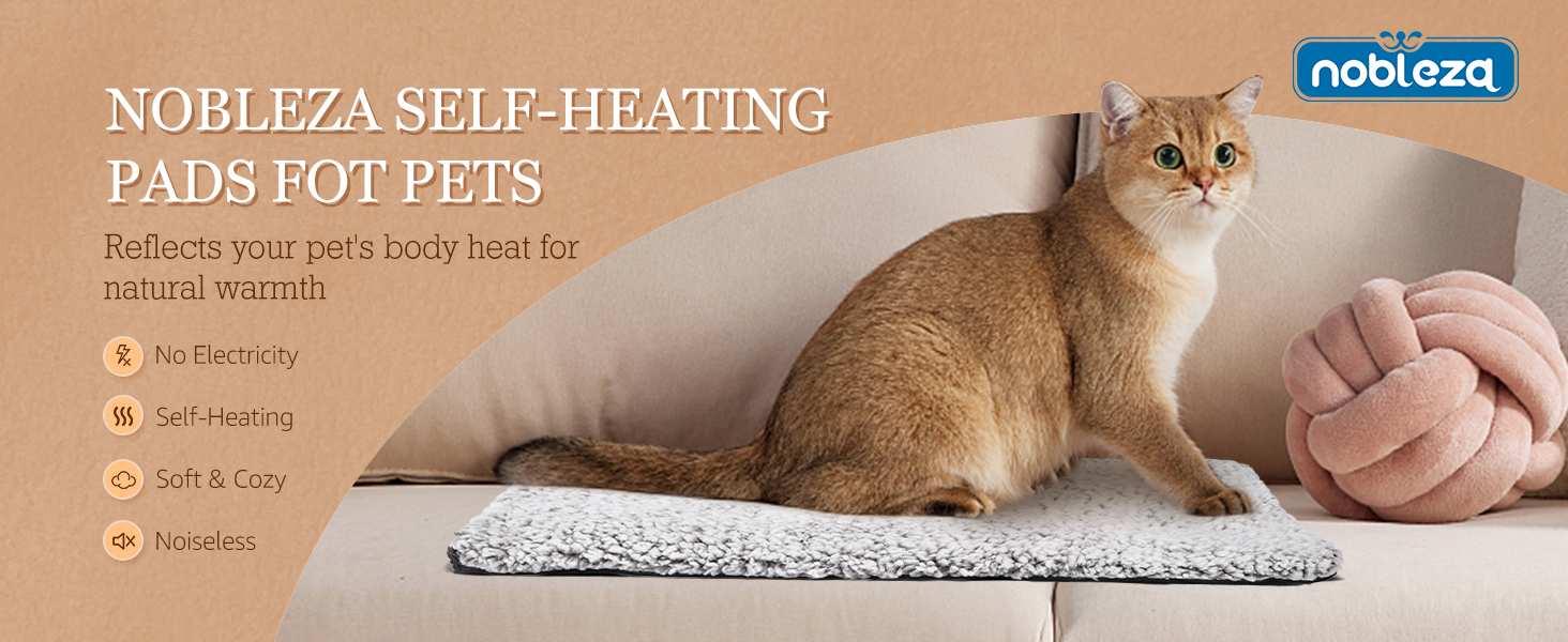 Самогріюча ковдра для котів та собак Nobleza, 50 x 70 см