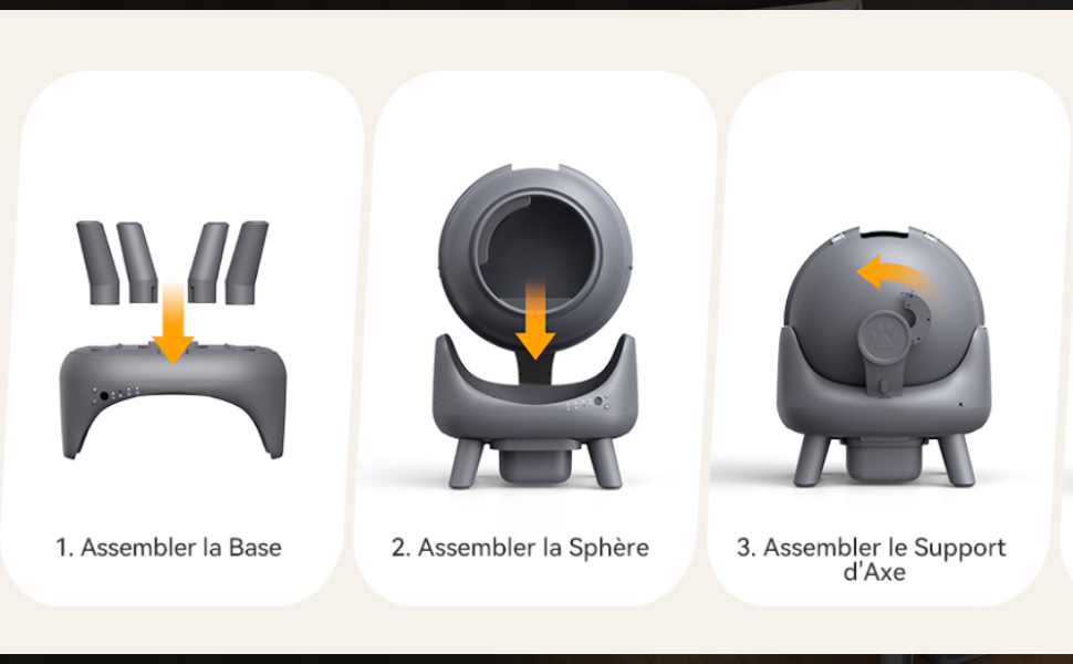 Розумний автоматичний лоток для котів eziclean® CATBOT K6i - самоочищуючийся, підключений до інтернету