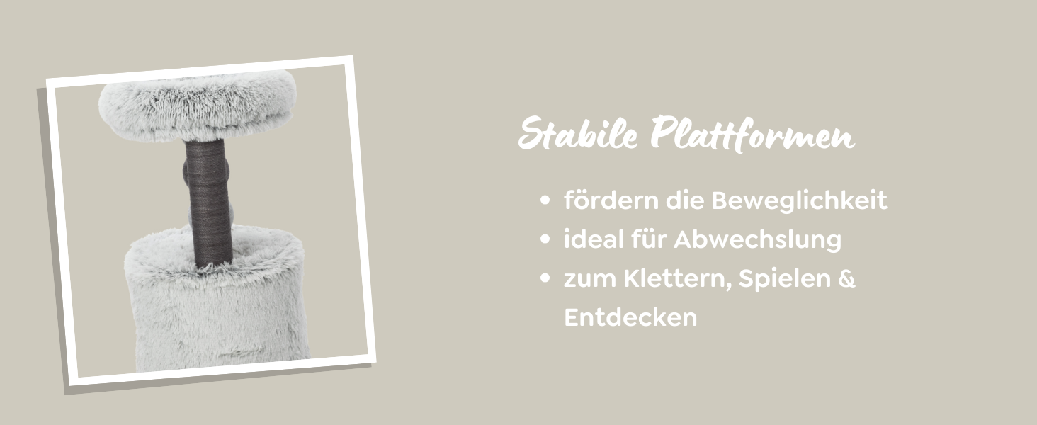 Дряпка для котів TRIXIE Harvey 73 см сірого кольору – кігтеточка з затишною печерою та зручною лежанкою, стабільна та комфортна – 44540