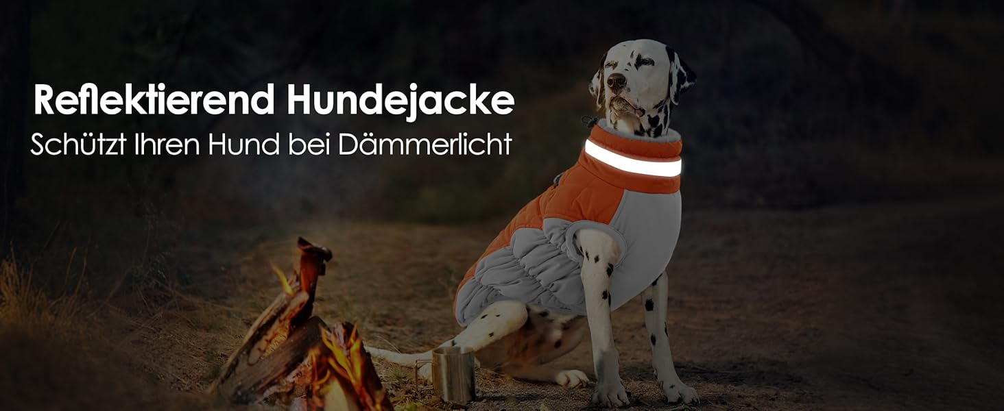 Водонепроникна куртка для собак AOFITEE, теплий зимовий одяг для маленьких собак, з отвором для шлейки, флісова куртка з коміром, світловідбиваюча, сіра, розмір S