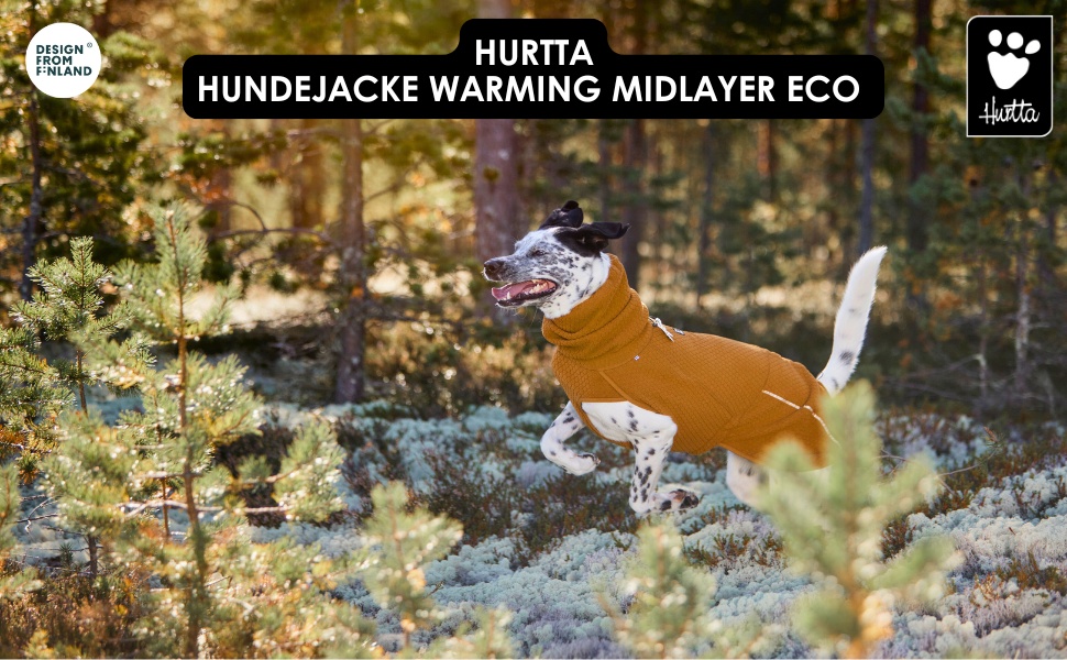 Тепла підкладка для собак Hurtta Midlayer ECO (Desert, 35 см)